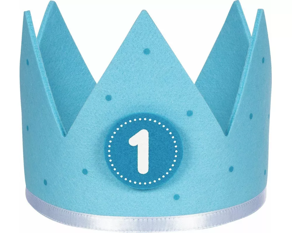 Geburtstagskrone blau