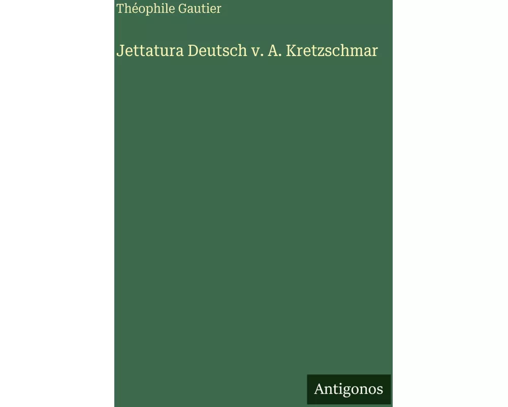 Jettatura Deutsch v. A. Kretzschmar