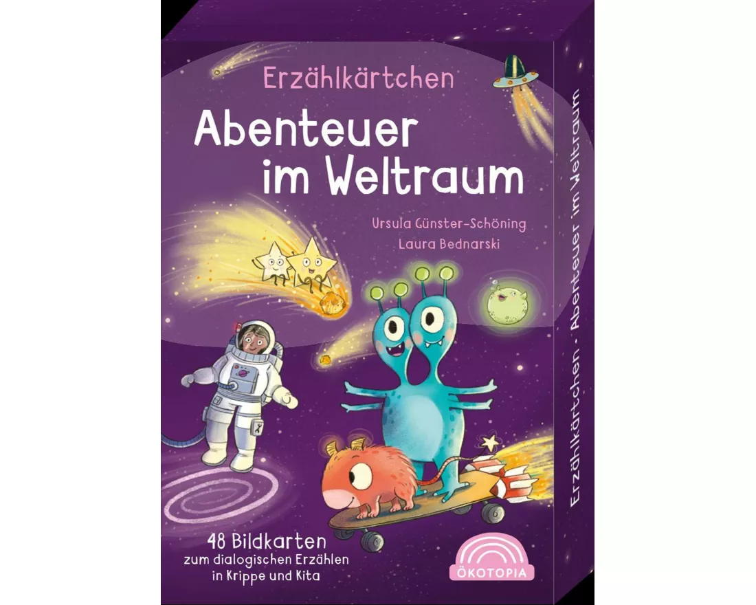 Erzählkärtchen: Abenteuer im Weltraum