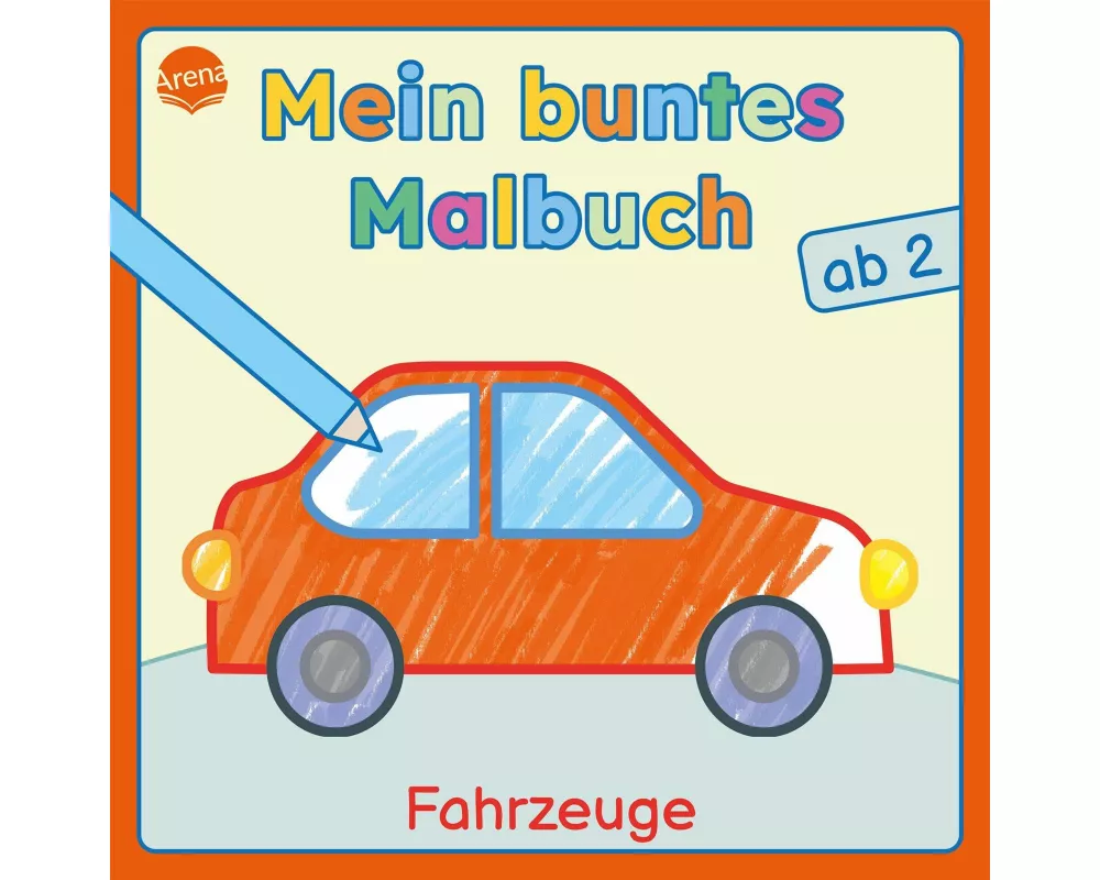 Mein buntes Malbuch ab 2. Fahrzeuge