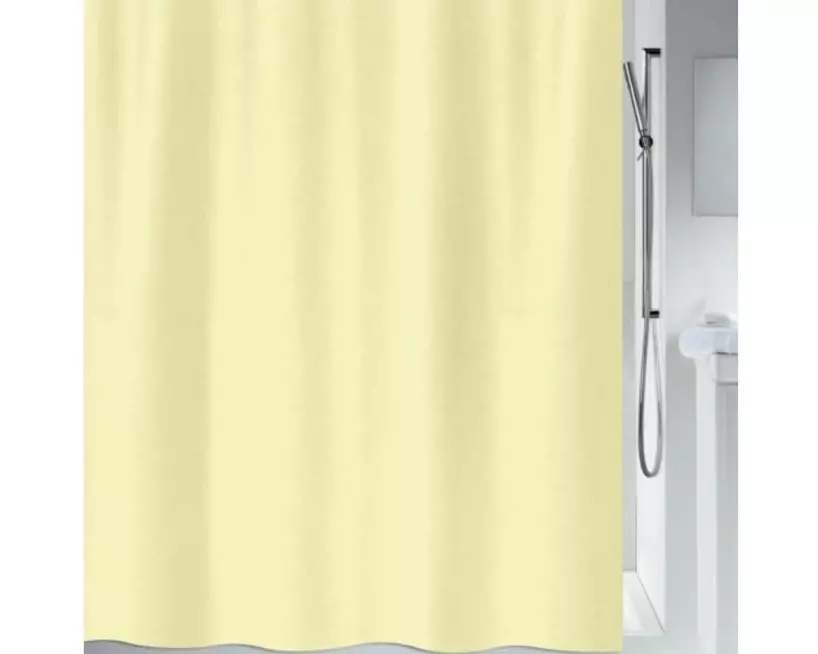 spirella Duschvorhang Primo 120 x 200 cm, Hellgelb