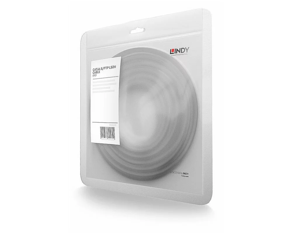 LINDY 2m S/FTP LSZH Cable, Grey, 10pcs