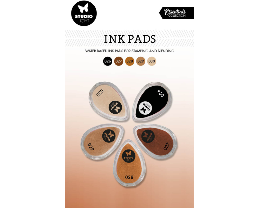 SIZZIX Stempelkissen 21.5x13x2.1cm INKP06 brauntöne