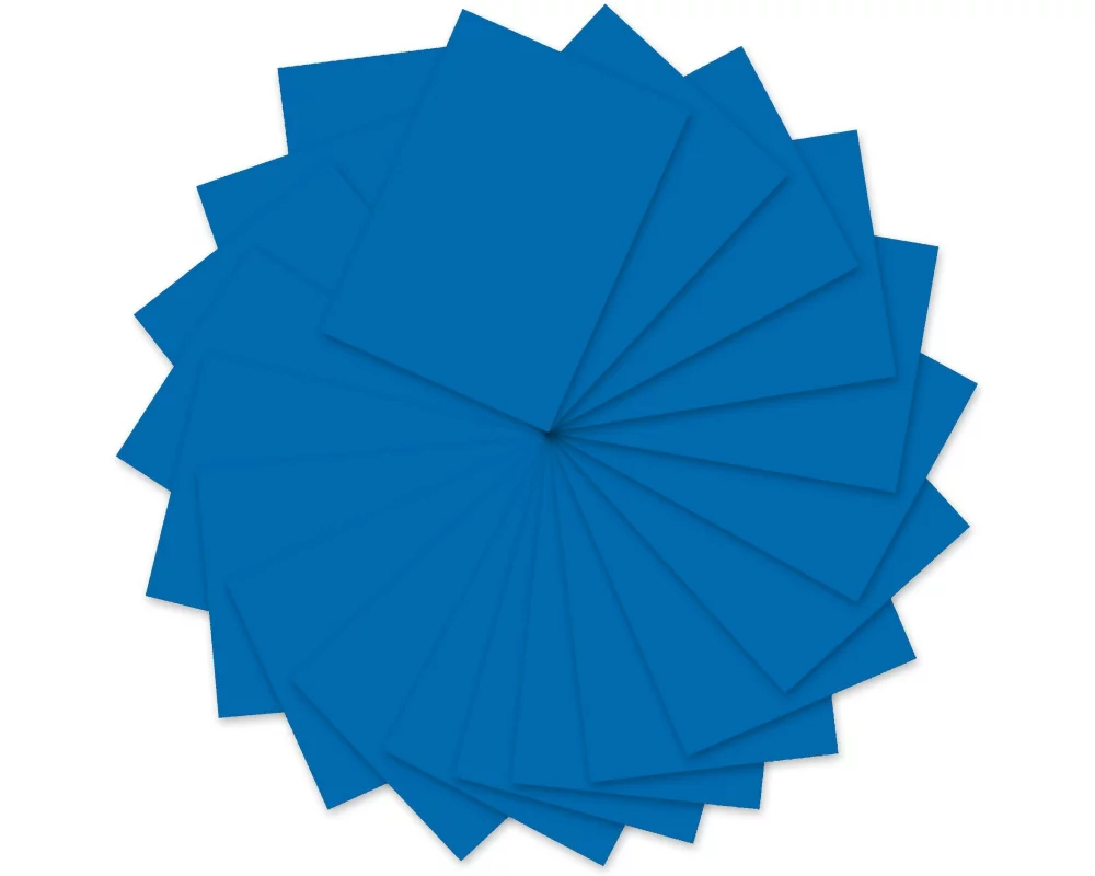 URSUS Tonzeichenpapier A4, 130 g/m², 100 Blatt, Dunkelblau