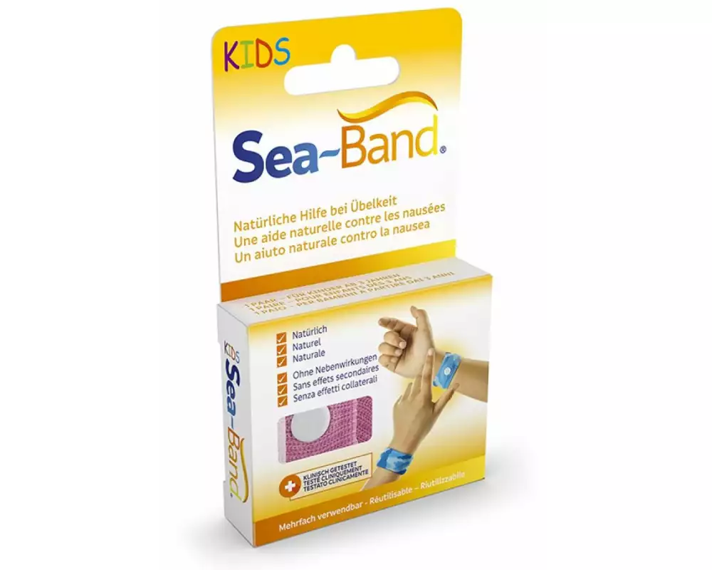 Sea-Band Akupressur-Band Kinder pink 2 Stück