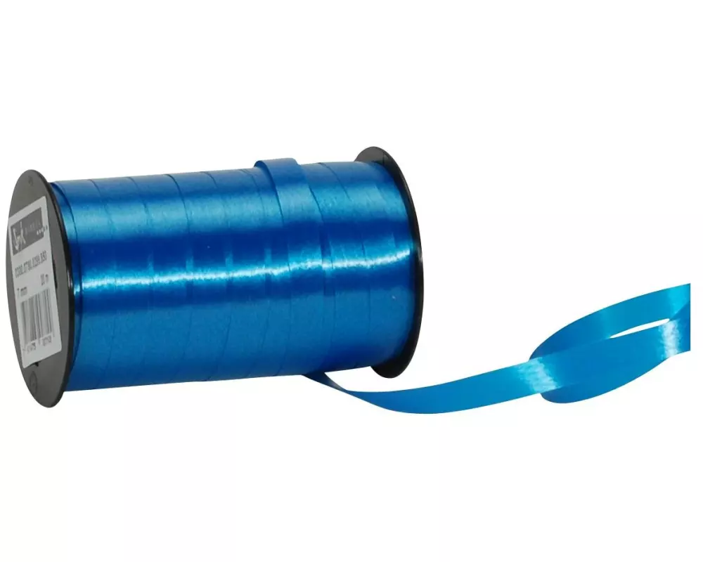 Spyk Geschenkband Poly Glatt 7 mm x 20 m, Blau