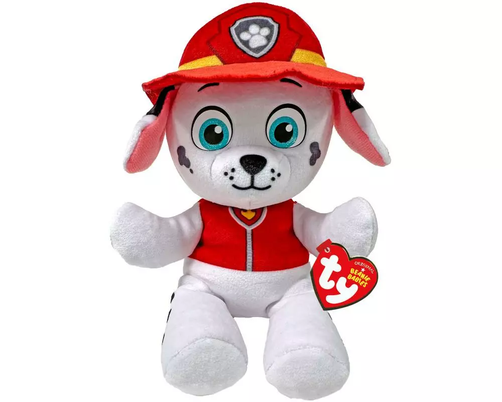 Ty Plüsch Paw Patrol Marshall 20 cm, Rot, Weiss