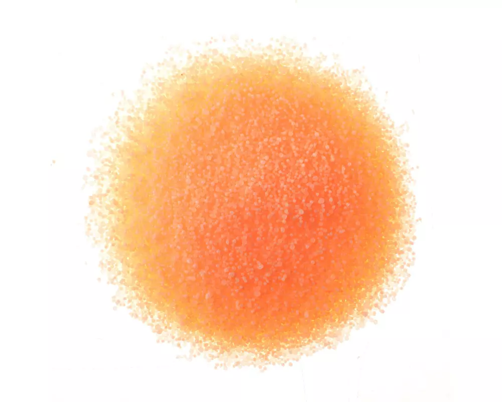 Glorex Kerzendocht mit Kerzensand 70g, Orange