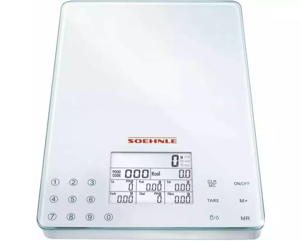 Soehnle Küchenwaage Food Control Easy Weiss