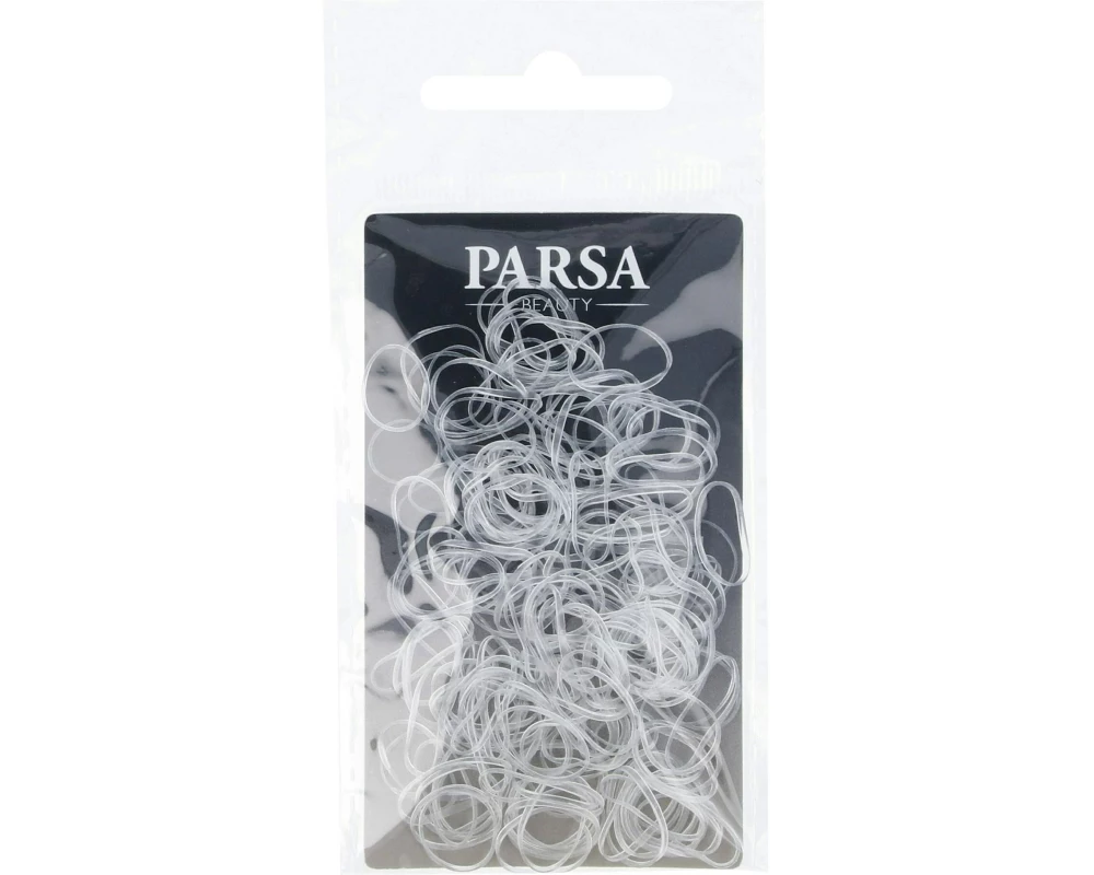 Parsa Beauty Minihaargummis, transparent 150 Stück