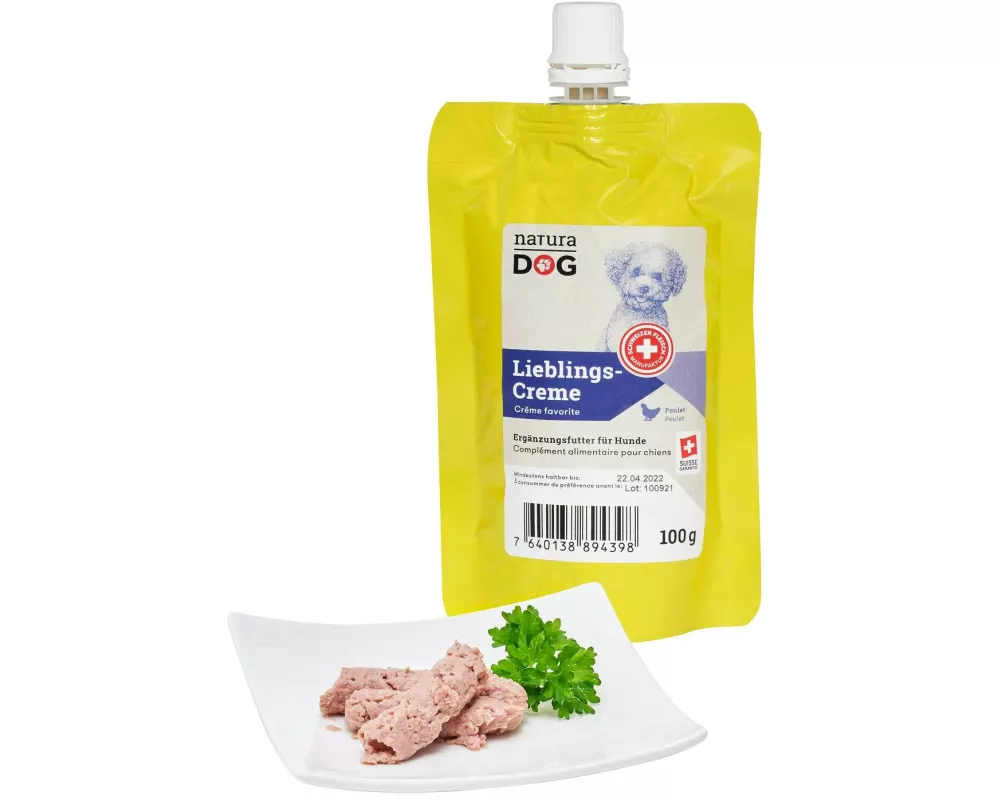 naturaDog Lieblingscreme Poulet 100 g