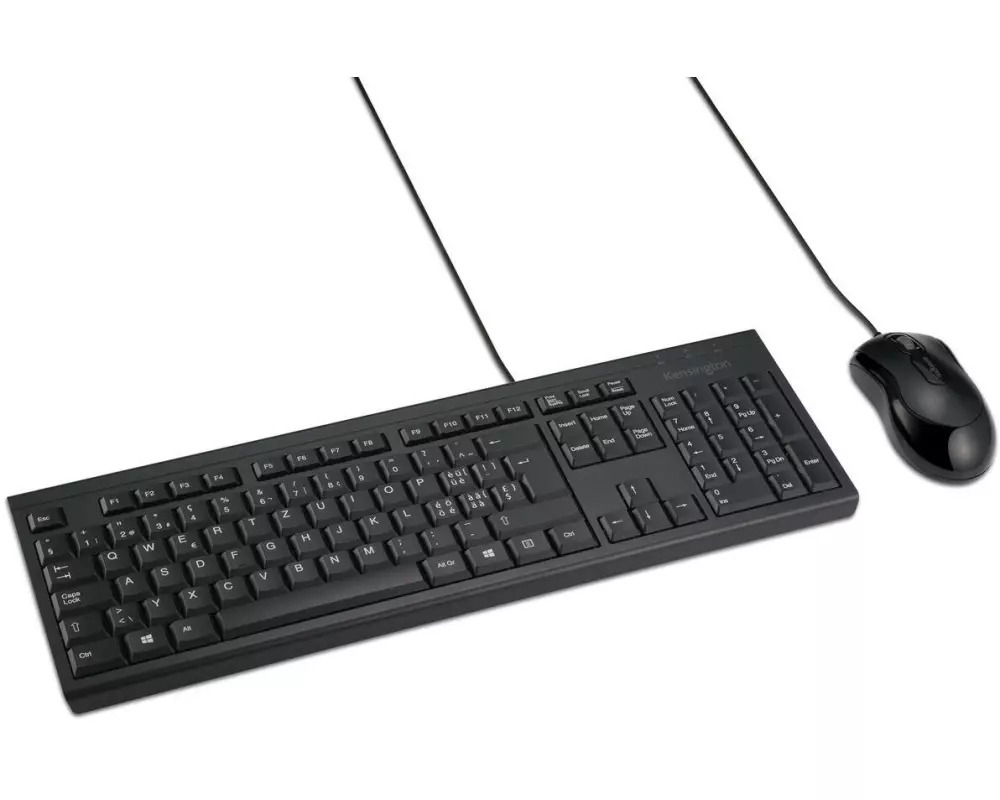 Kensington Tastatur-Maus-Set KM100 EQ Kabelgebunden, CH Layout