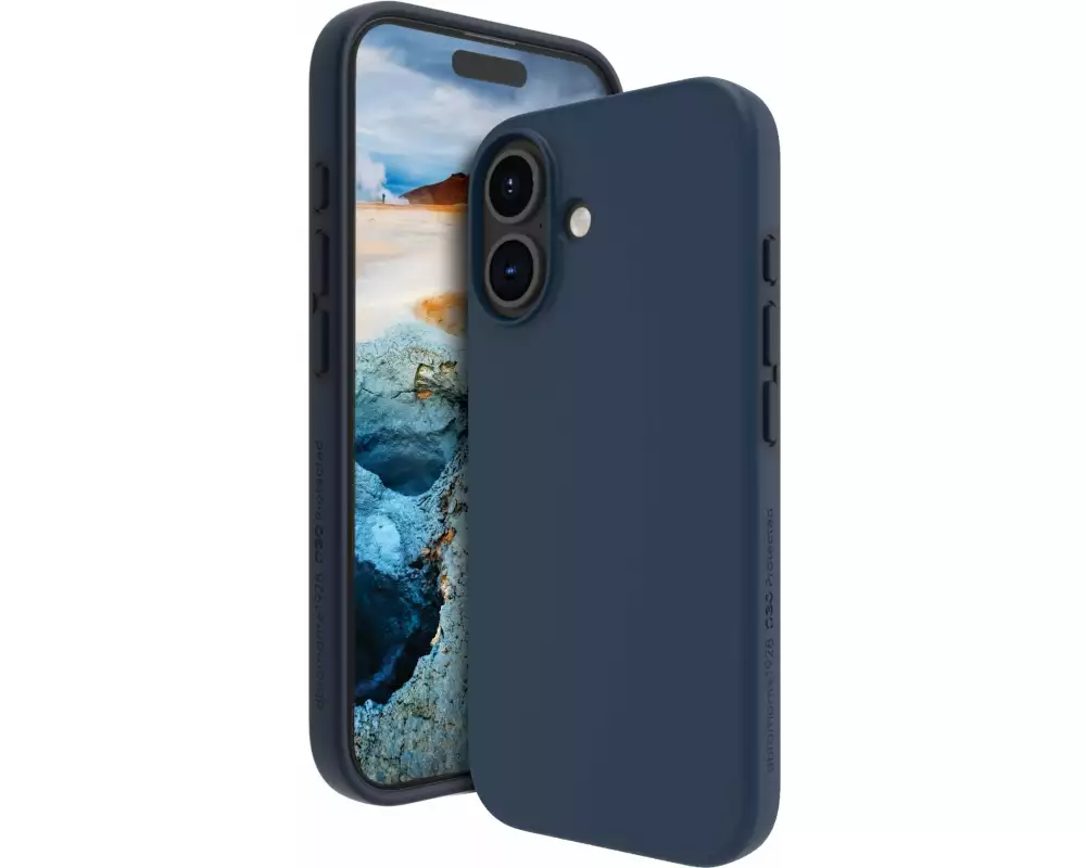 dbramante1928 Back Cover Iceland Ultra D3O iPhone 16 Plus Blau