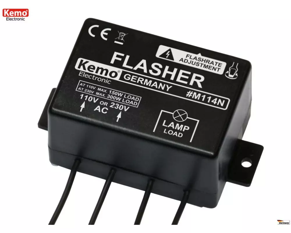 Kemo Blinker M114N langsam 240 V/AC 110 V/AC