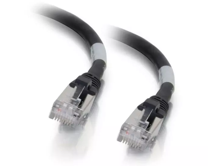 5m Cat6a Shielded Patch Black