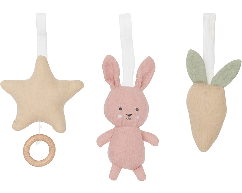 JABADABADO Babygym Spielzeug Hase K124 rosa