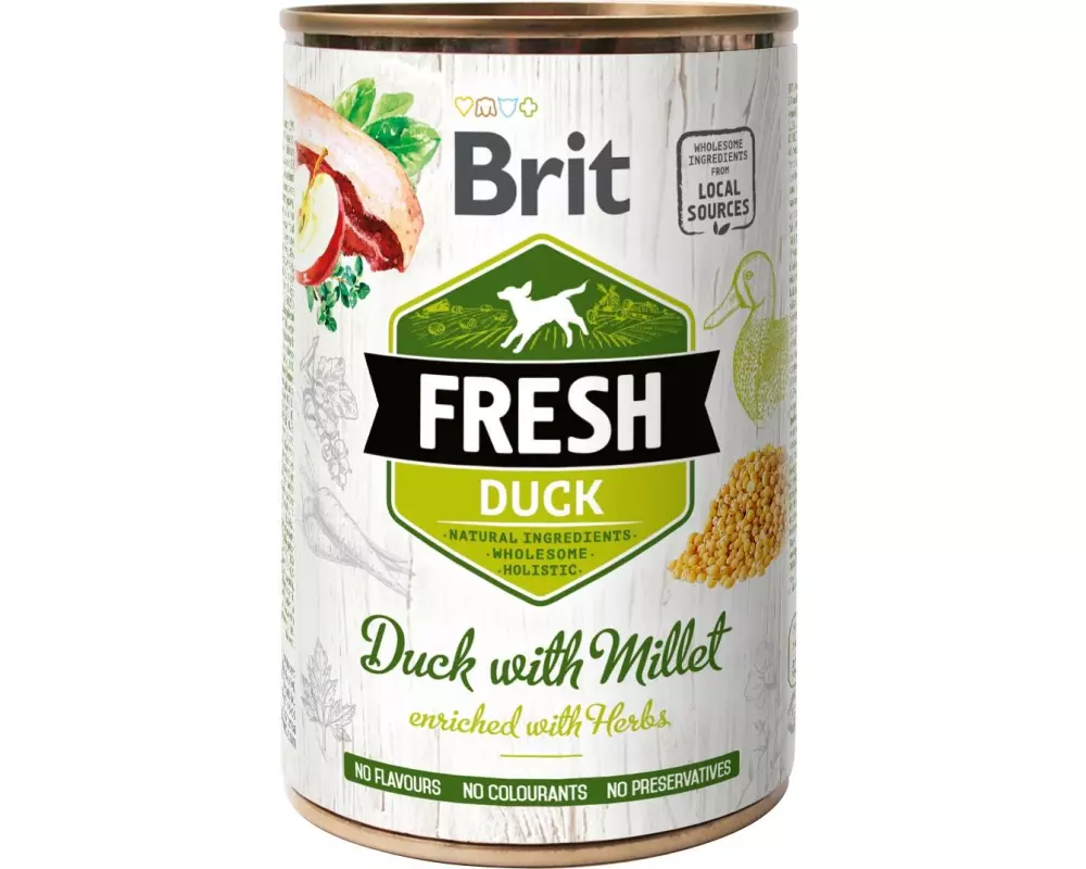 Brit Nassfutter Fresh Duck with Millet 6 x 400 g