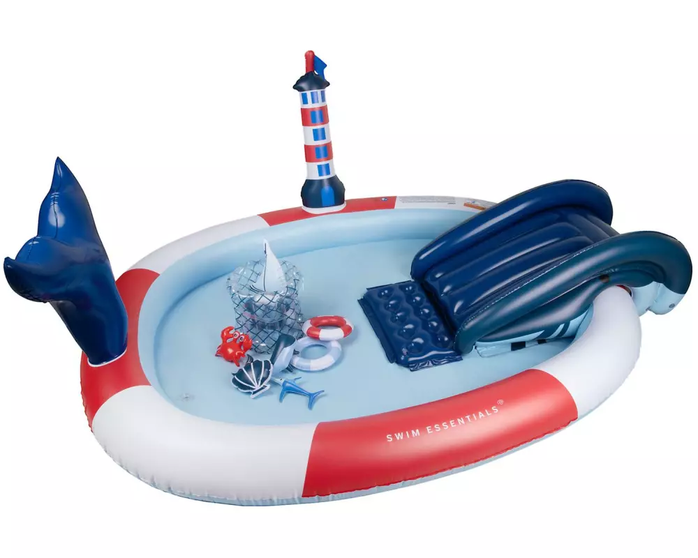 Swim Essentials Planschbecken Whale Adventure Ø 210 cm