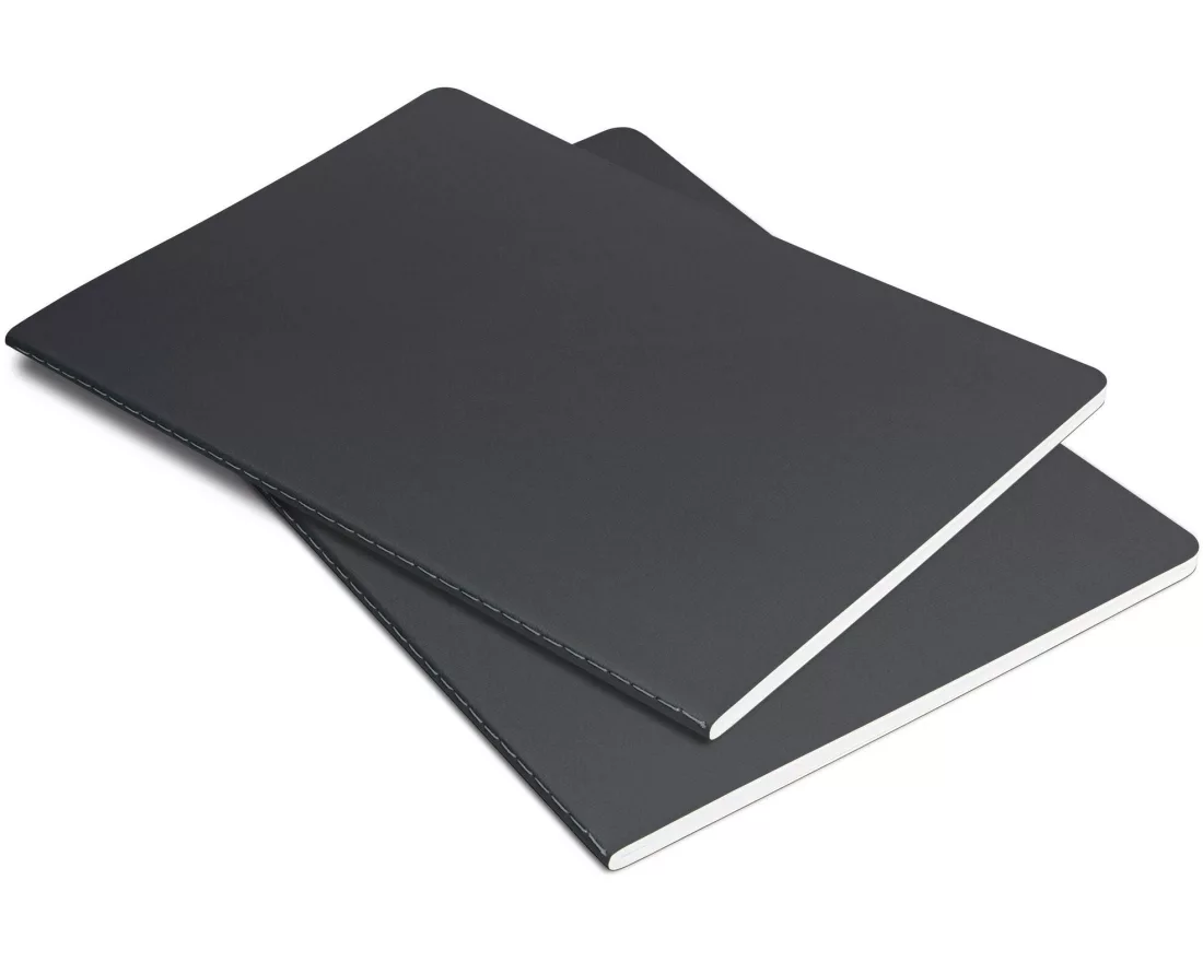 Sigel Notizbuch Linescape NEO 2 Stk. A5, Liniert, Dunkelgrau