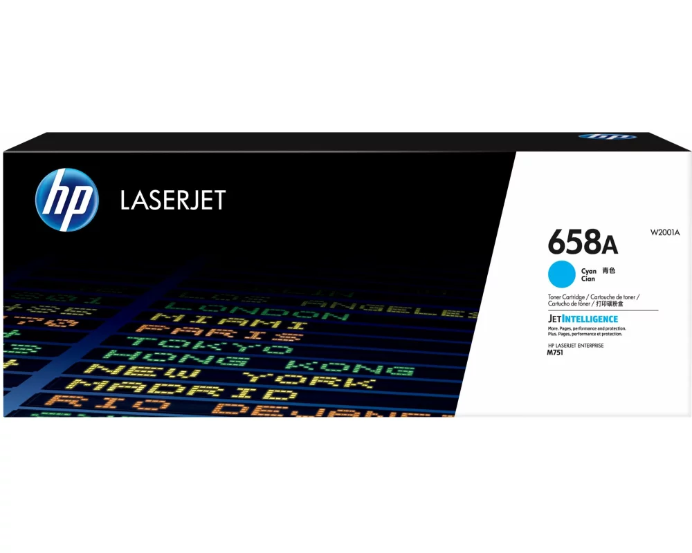 HP Toner Nr. 658A (W2001A) Cyan