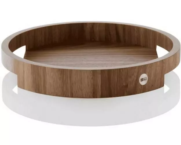 AdHoc Serviertablett Aura Braun