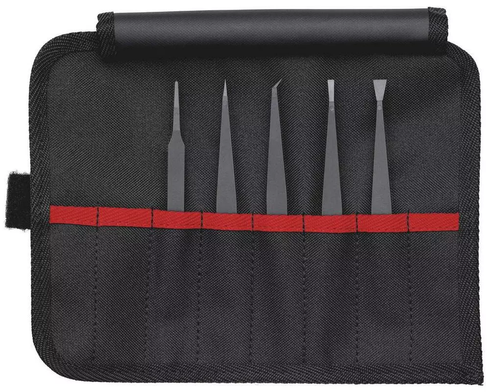 Knipex Kunststoffpinzetten-Set ESD 5-teilig