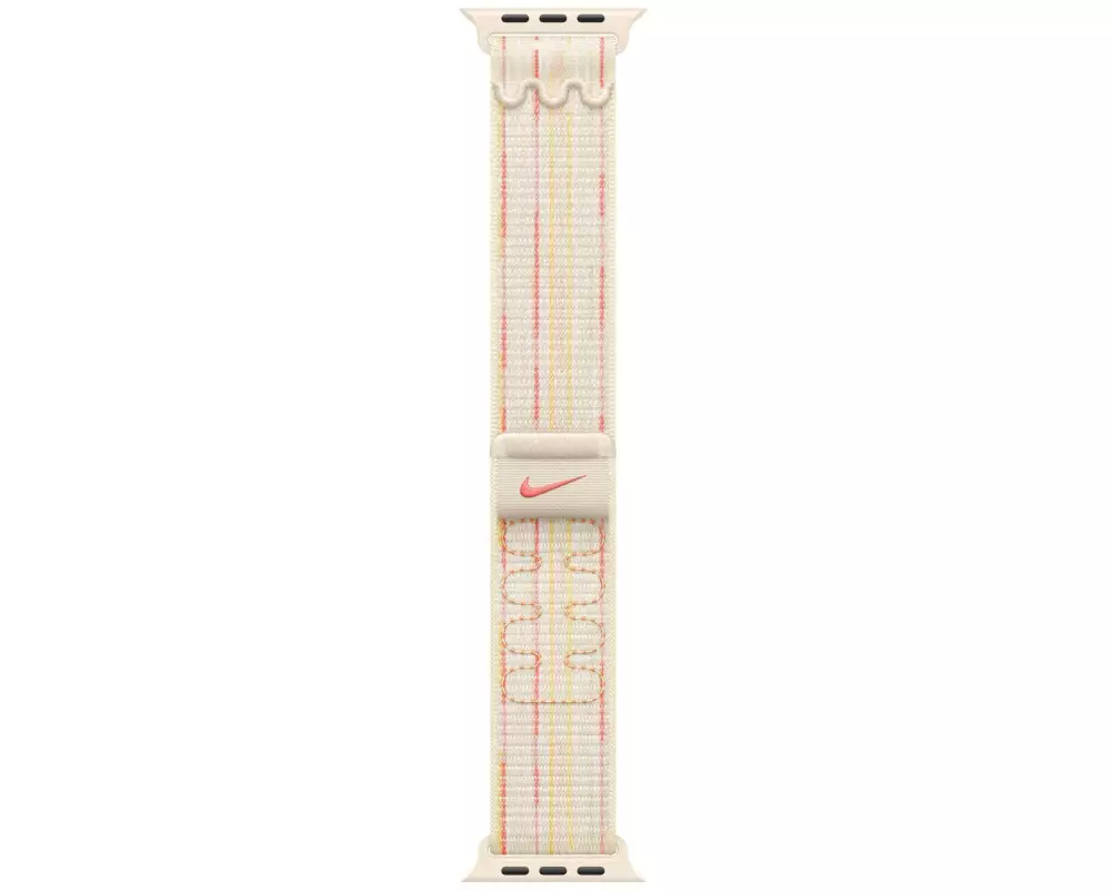 Apple Nike Sport Loop 42 mm Gelb/Pink