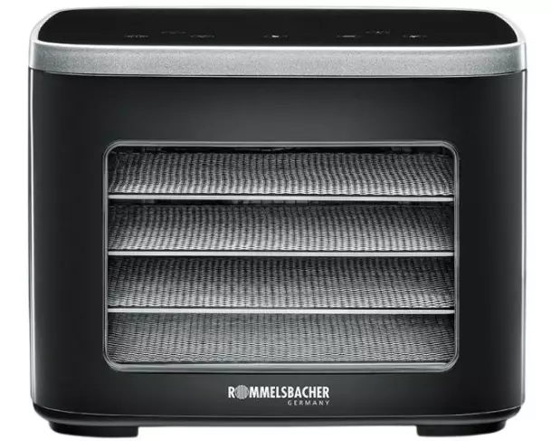 Rommelsbacher Dörrgerät DA 450 Schwarz/Silber