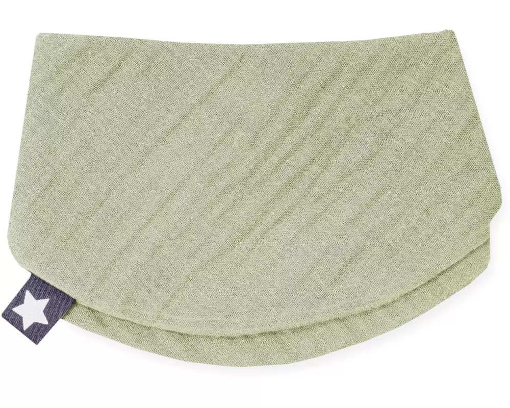 Julius Zöllner Dreieckstuch Musselin Lime