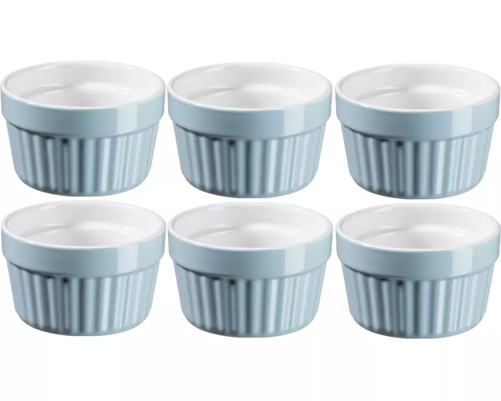 Mäser Auflaufform-Set OMEA 9.5 cm, 6 Stück, Hellblau