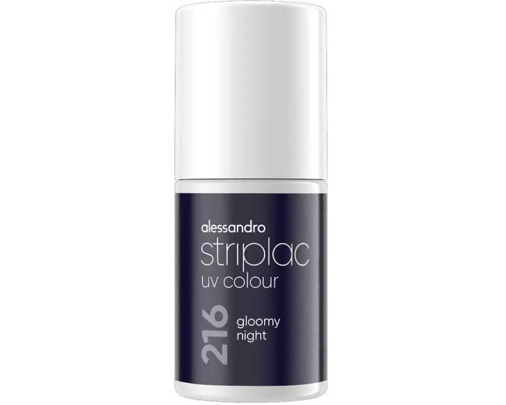 alessandro Nagellack Striplac UV Colour 216 Gloomy Night