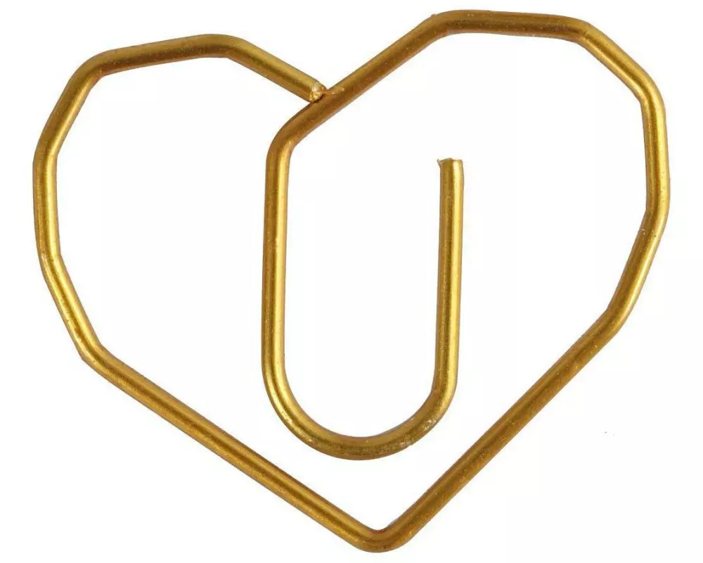 Creativ Company Büroklammer Gold, 30 x 20 mm, 6 Stk.