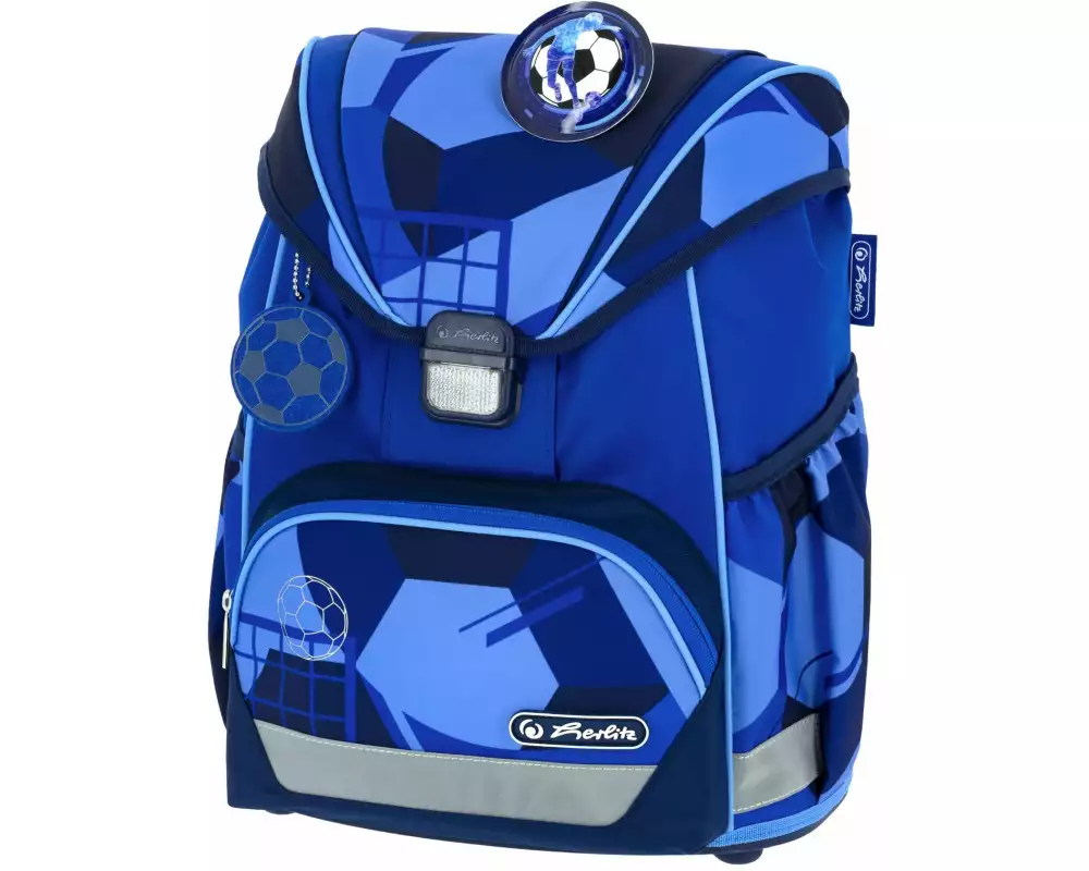 Herlitz Schulrucksack-Set UltraLight Plus Blue Goal 4-teilig 16 l