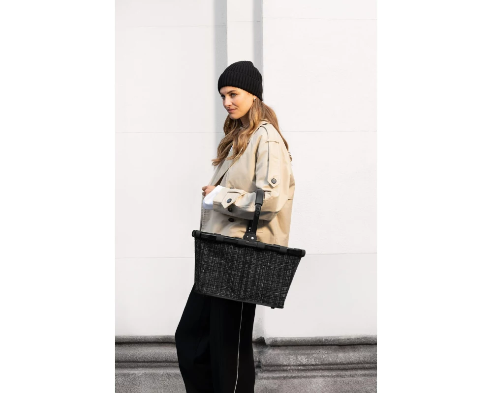 Reisenthel Einkaufskorb Carrybag Bouclé Black