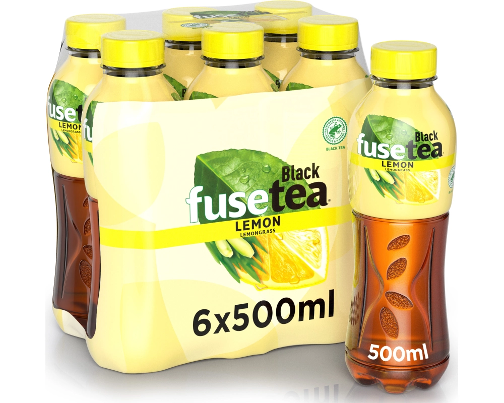 FUSE TEA Lemon Lemongrass, Pet 129400001230 50 cl, 6 Stk.