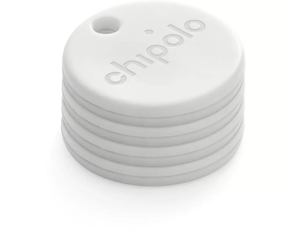 Chipolo Schlüsselfinder ONE Point 4er Pack Weiss