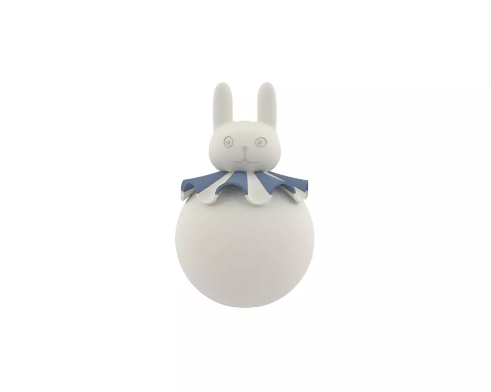 OYOY Tischlampe Rabbit Night Light Offwhite / Blue