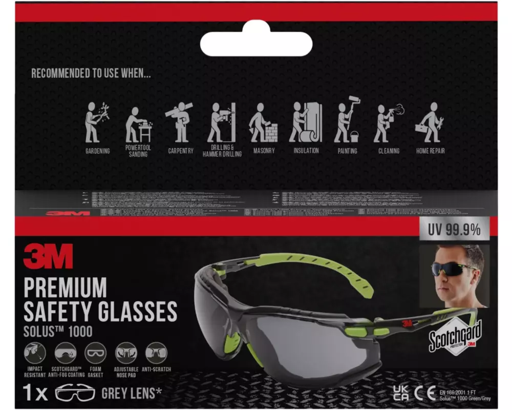 3M Schutzbrille Solus 1000 transparent