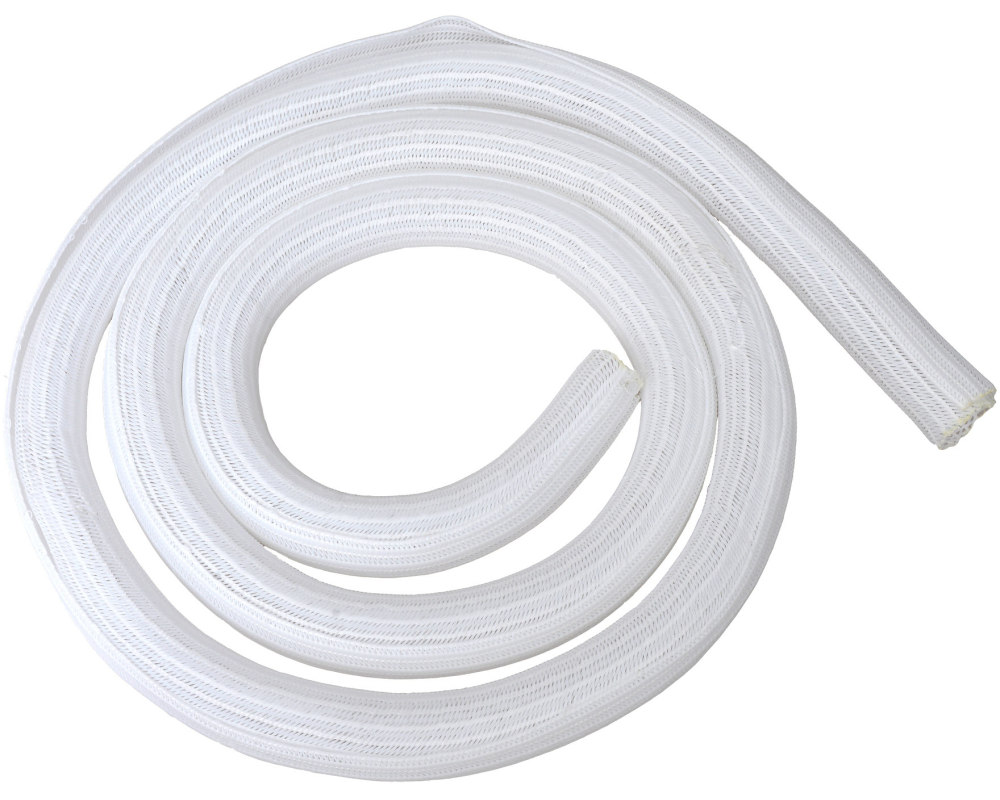 SKROSS Selbsteinrollender 87.925.1WS Gewebeschlauch, weiss