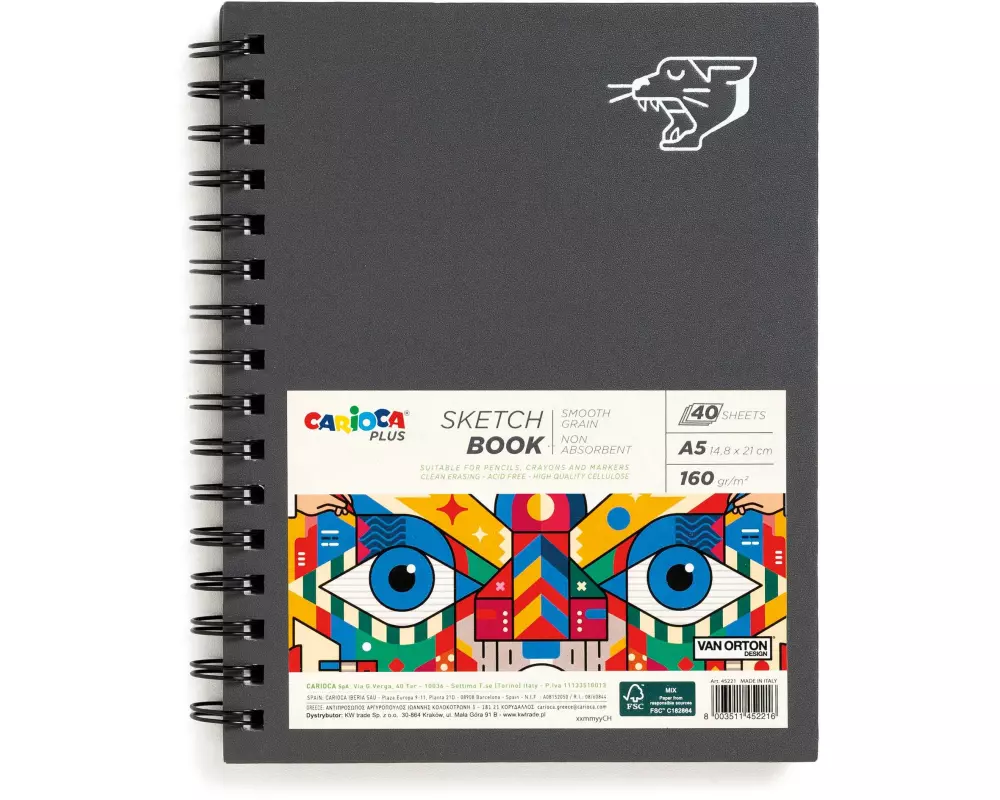 Carioca Sketchbook Plus A5 40 Blatt