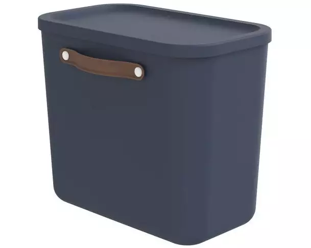 Rotho Aufbewahrungsbox Maloja 25 l, Midnight Blau