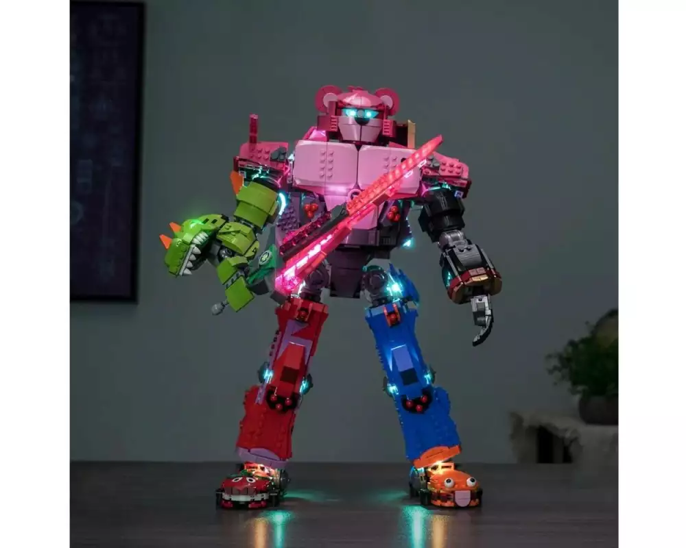 BrickBling LED-Licht-Set für LEGO 77078 Fortnite Mecha Anführer