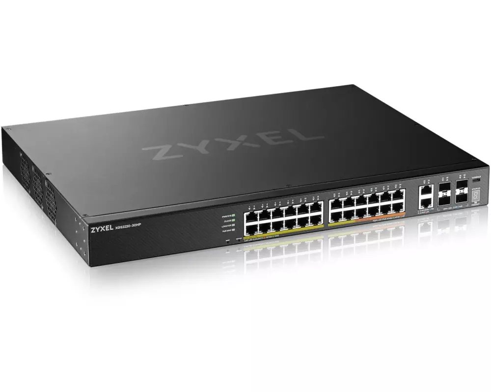 Zyxel PoE+ Switch XGS2220-30HP 30 Port