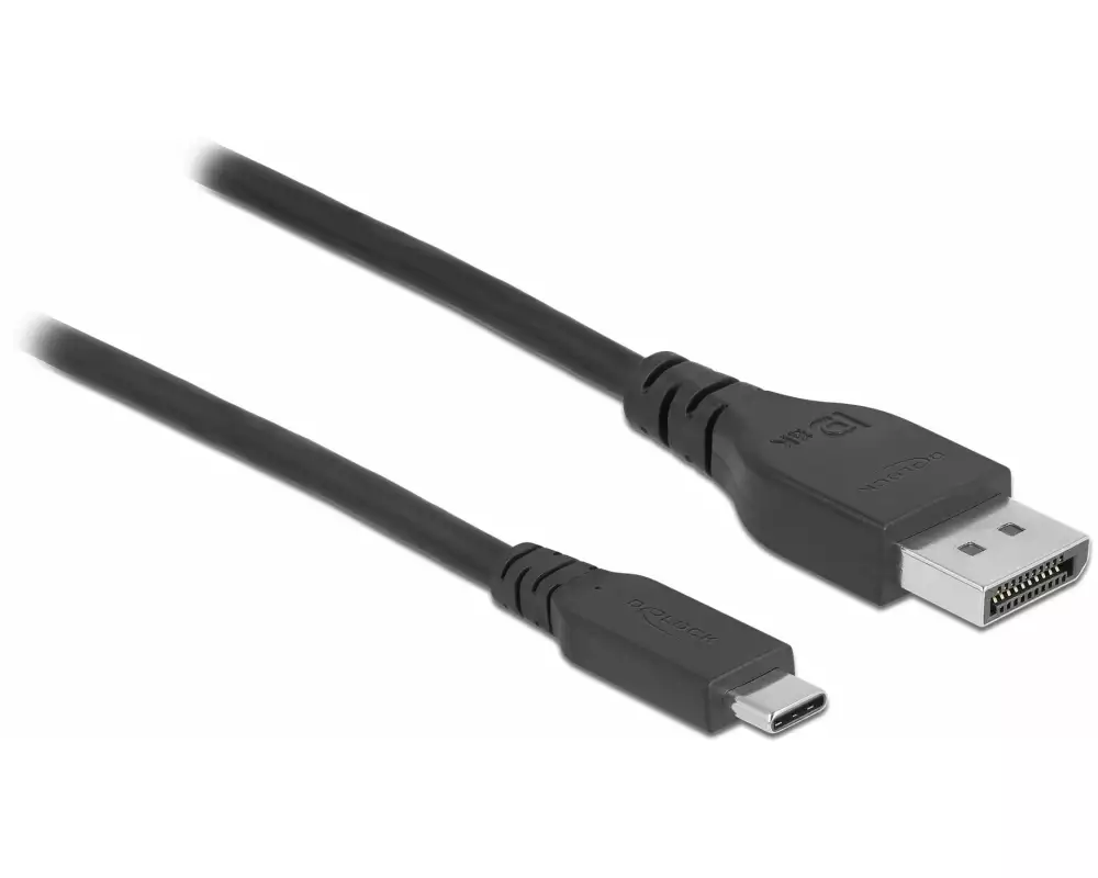Delock Kabel Bidirectional, 8K 60Hz USB Type-C - DisplayPort, 0.5 m