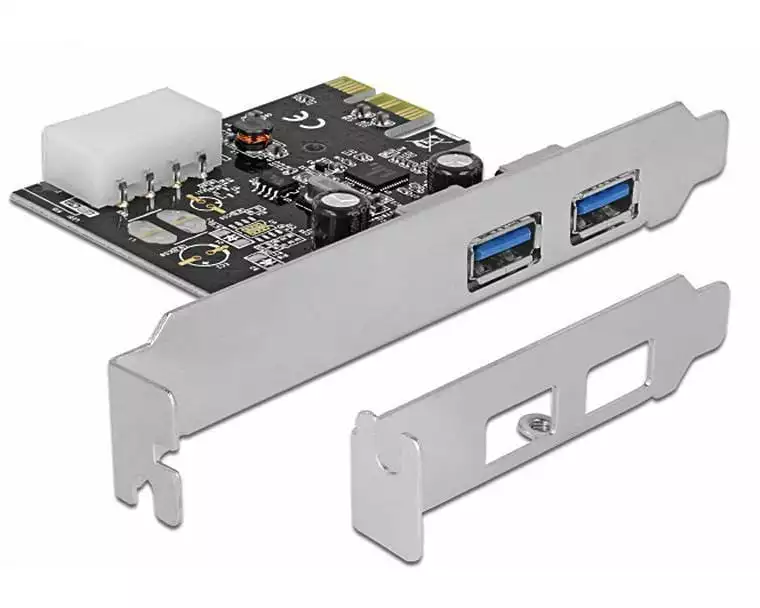 Delock PCI-Express-Karte USB 3.0 Typ-A + LowProfile
