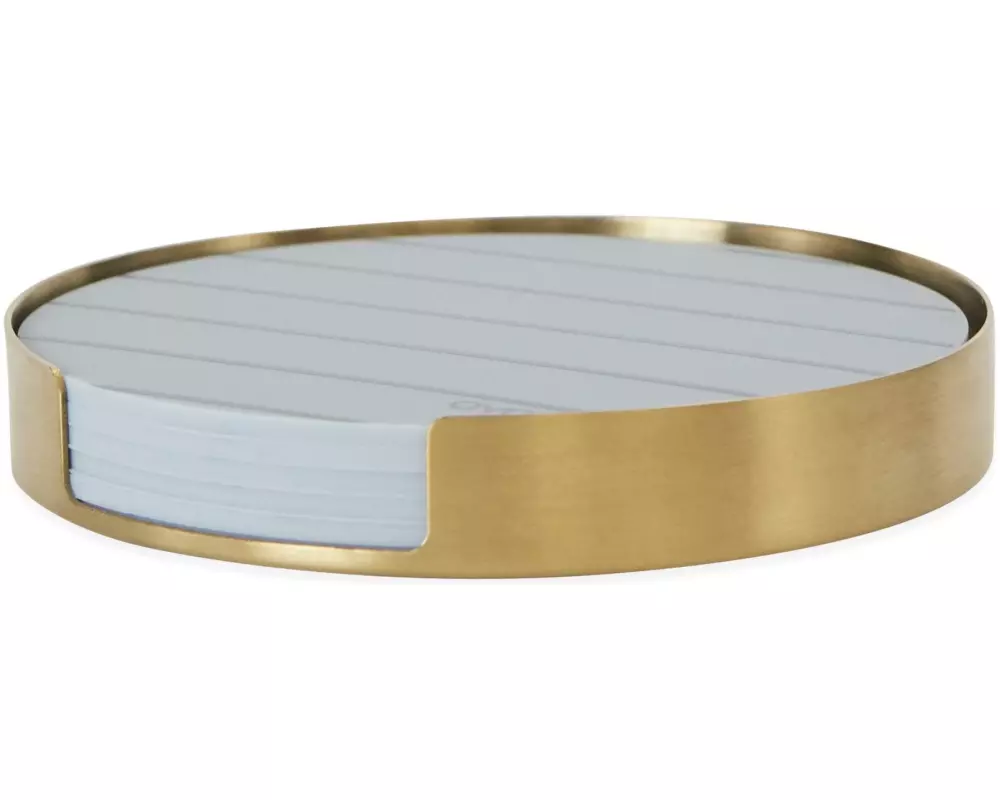 OYOY Glasuntersetzer Oka Ø 9.4 cm, Gold