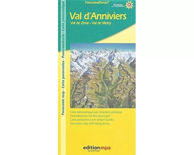Val d'Anniviers Panoramakarte