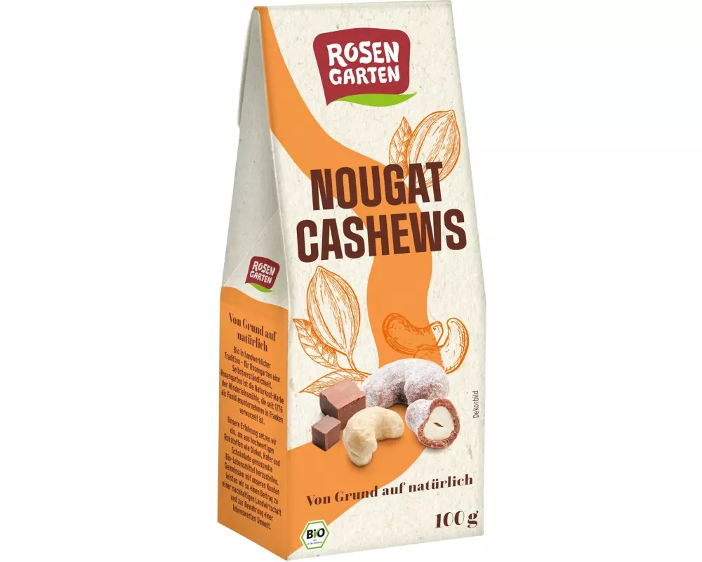 Rosengarten Nougat-Cashews 100 g