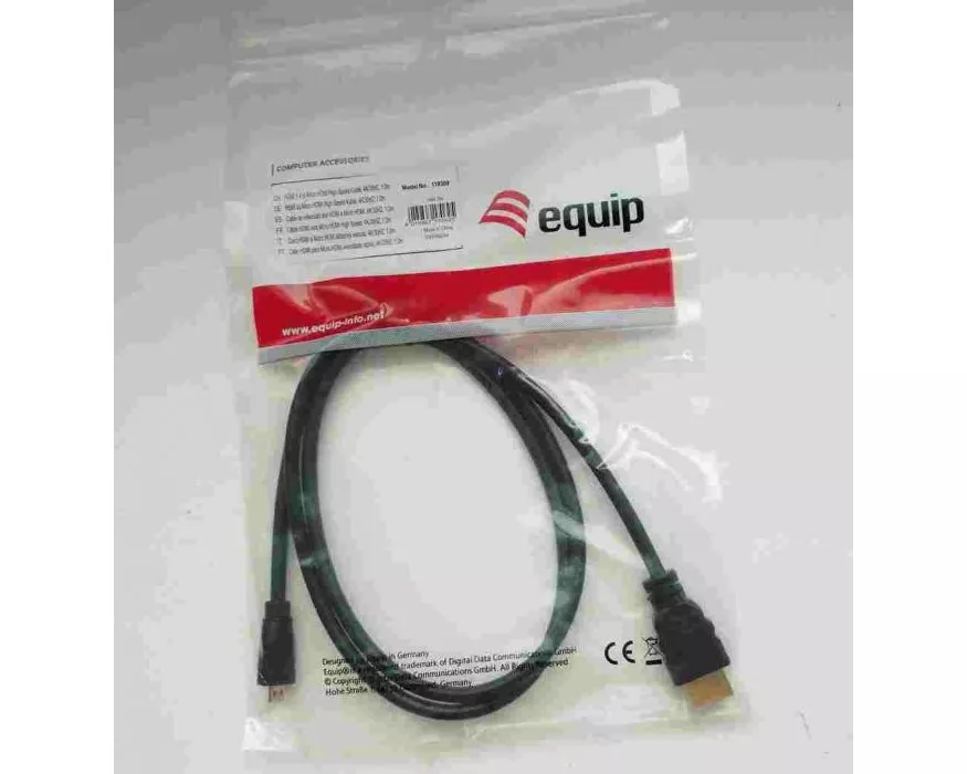 "119308 HDMI 1.4 Male to Micro HDMI Male Adapter Cable, 2m"