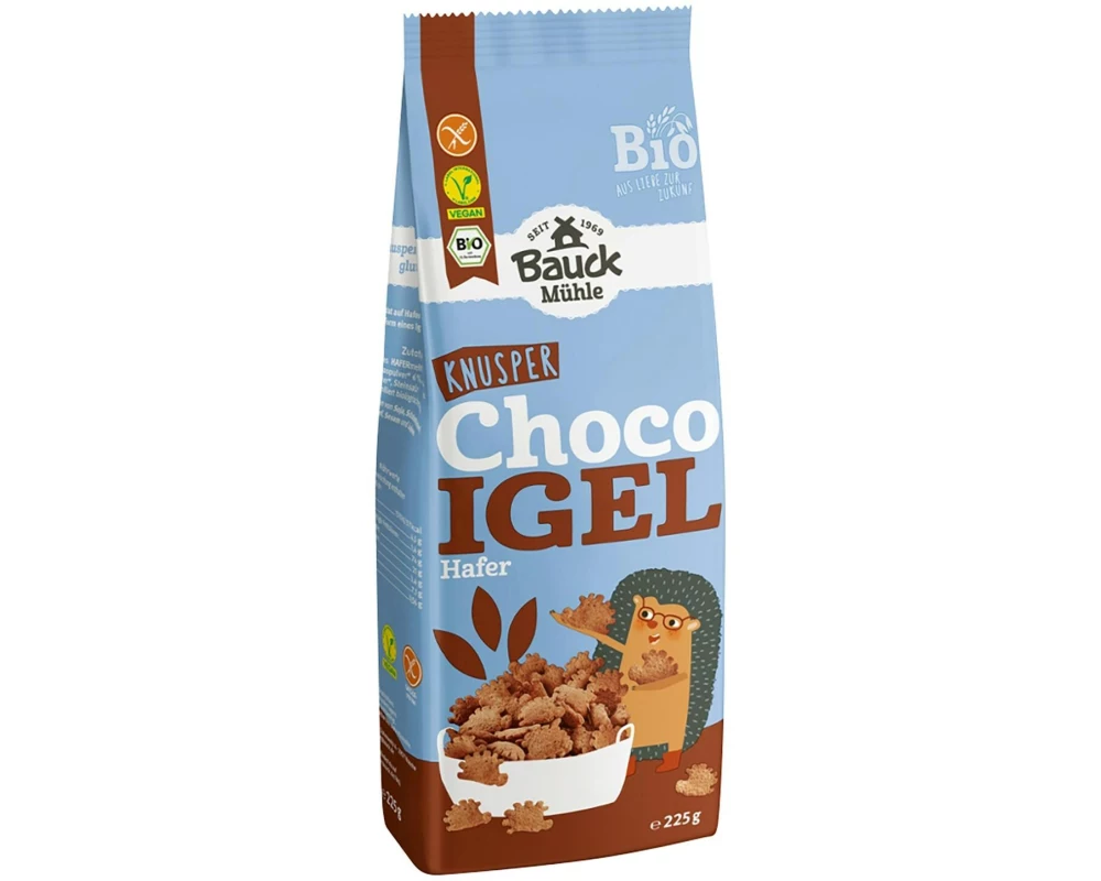 Bauck Mühle Knuspermüesli Choco Igel Hafer 225 g